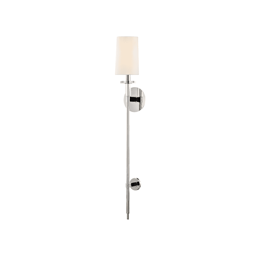 Amherst Modern Elegance Wall Sconce in Polished Nickel
