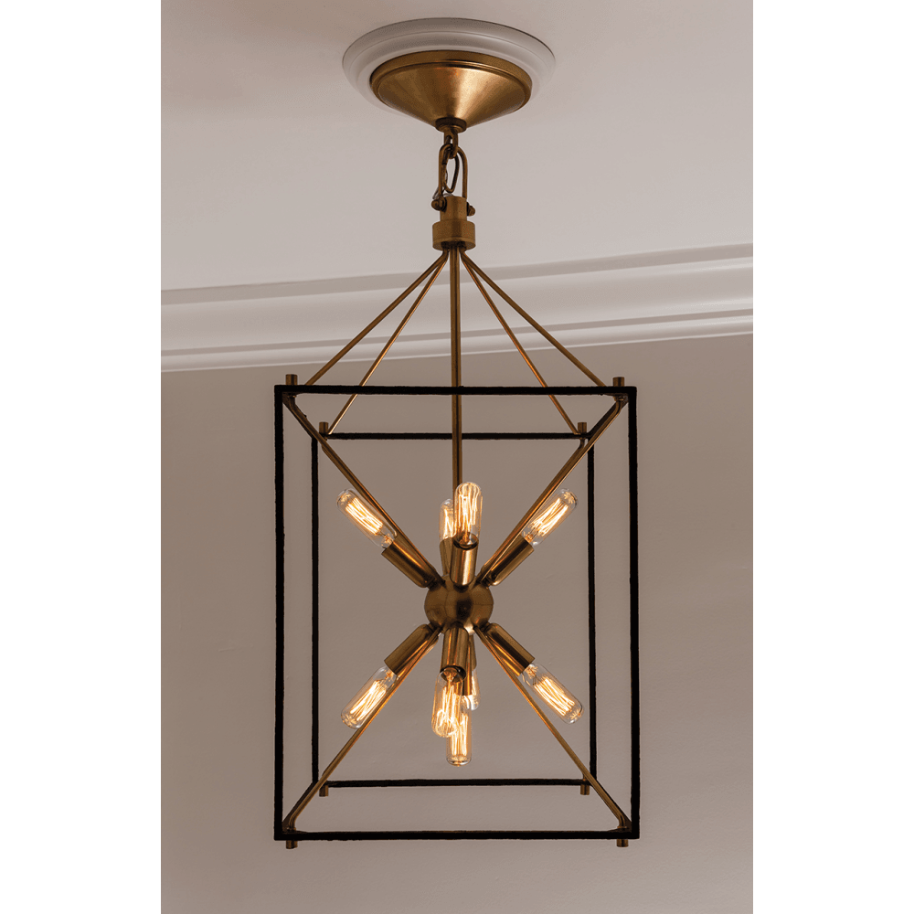 Glendale Vintage Brass Chandelier