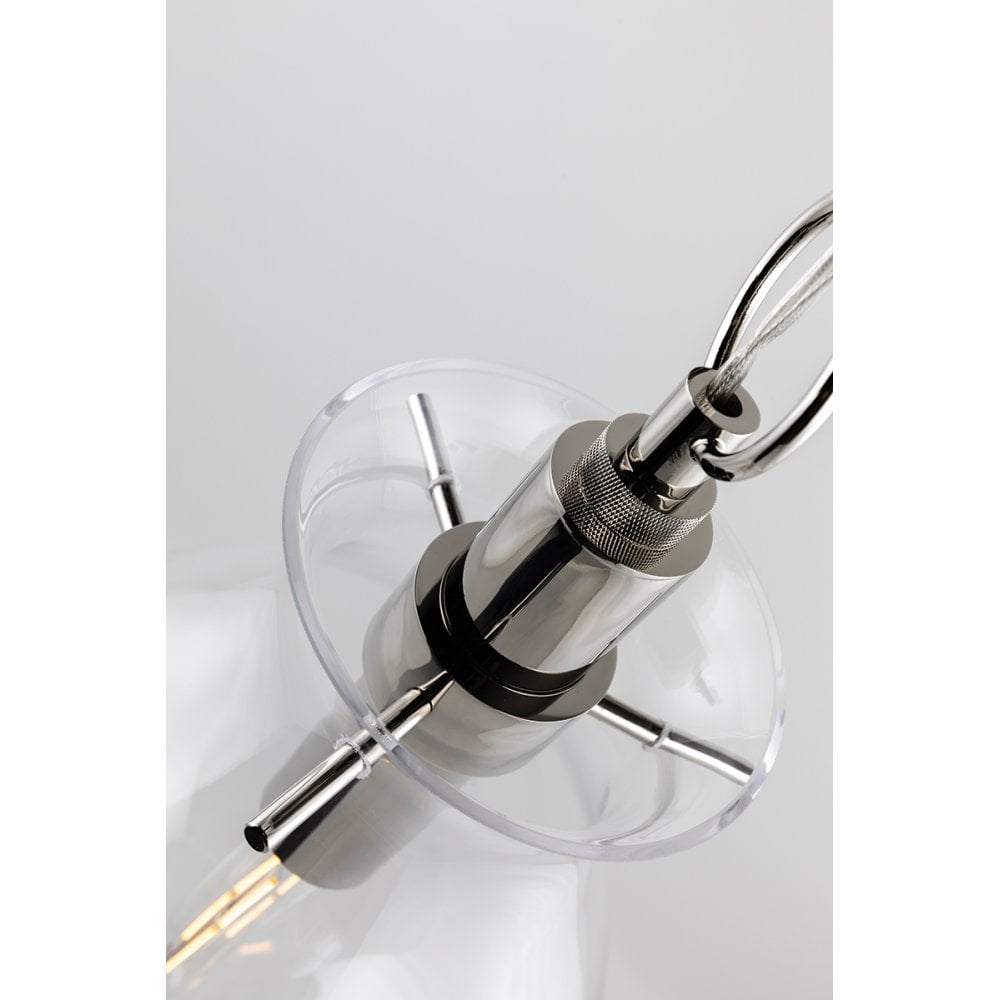 Polished Nickel Ivy Teardrop Wall Sconce by Becki Owens