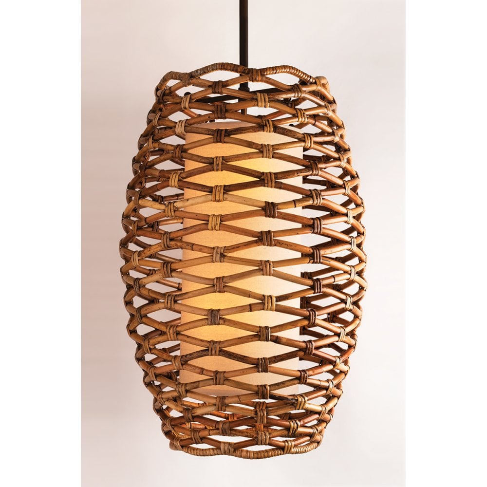 Balboa Rattan Layered Wall Sconce