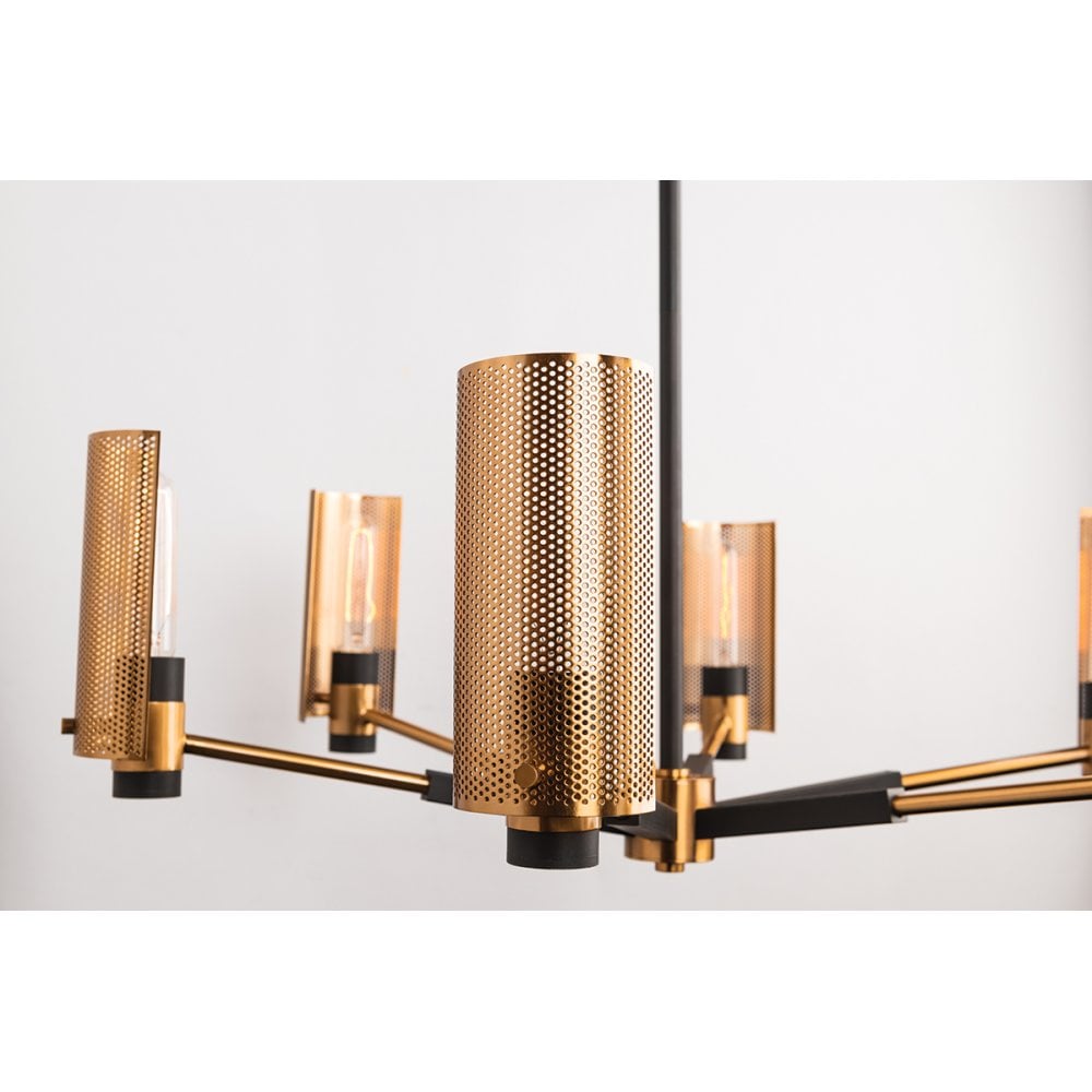 Pilsen Dual Tone Wall Sconce in Bronze and Brass