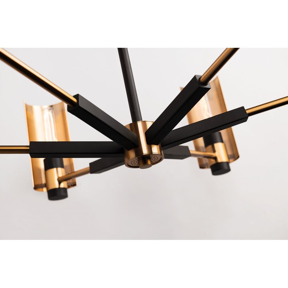 Pilsen Dual Tone Wall Sconce in Bronze and Brass