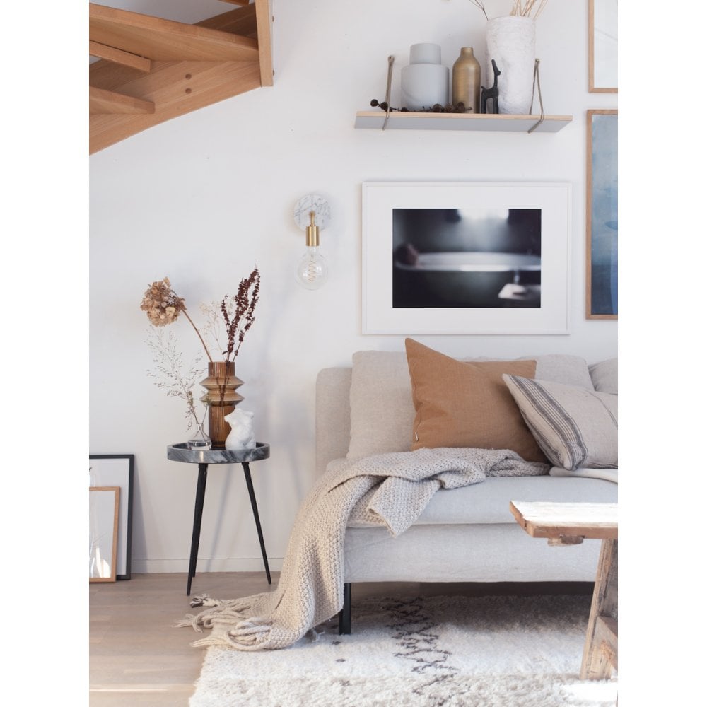 Chloe Brass and Glass Wall Sconce in Vintage Design