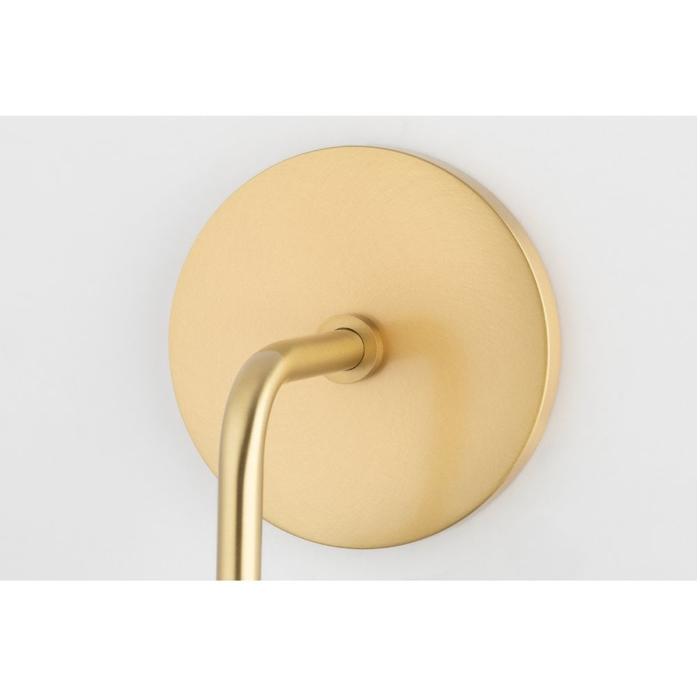 Asime Sophisticated Polished Nickel Dual Bulb Wall Sconce