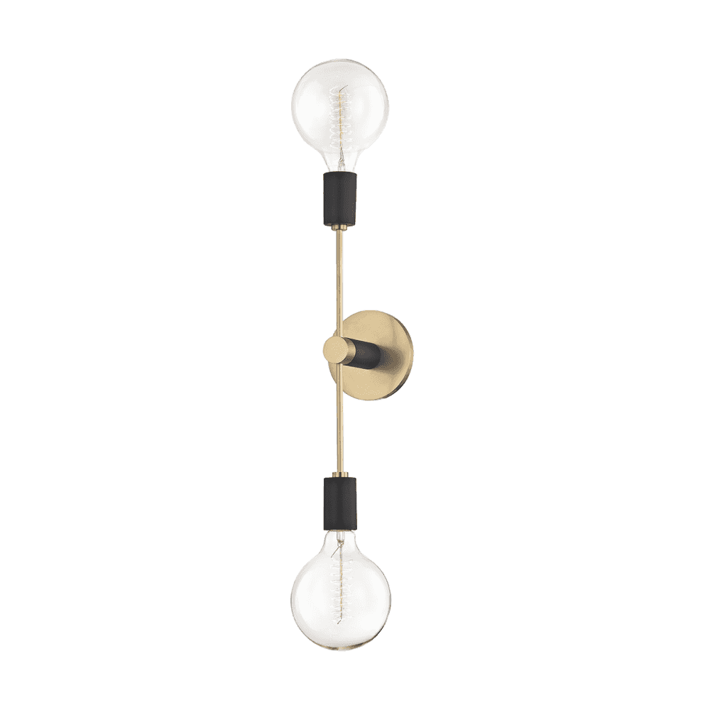 Astrid Vintage Brass Wall Sconce