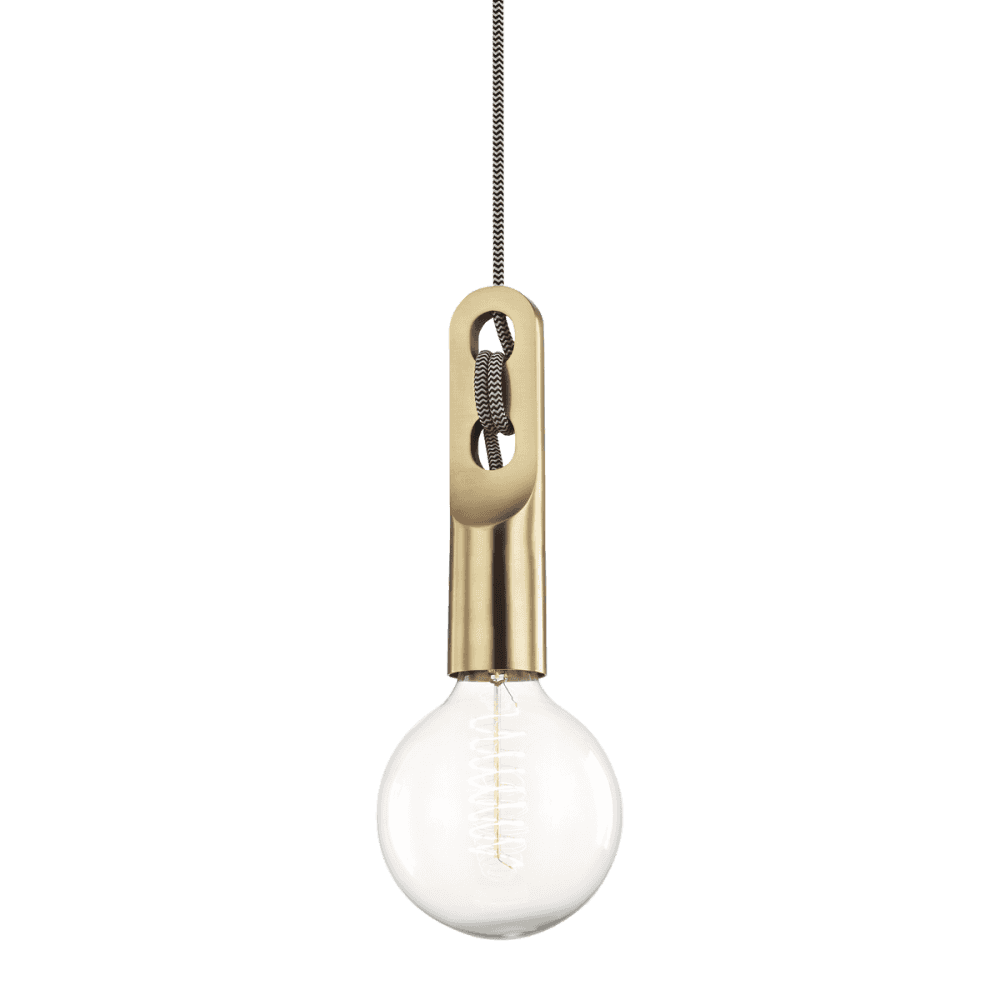 Angela Aged Brass Elegance Pendant
