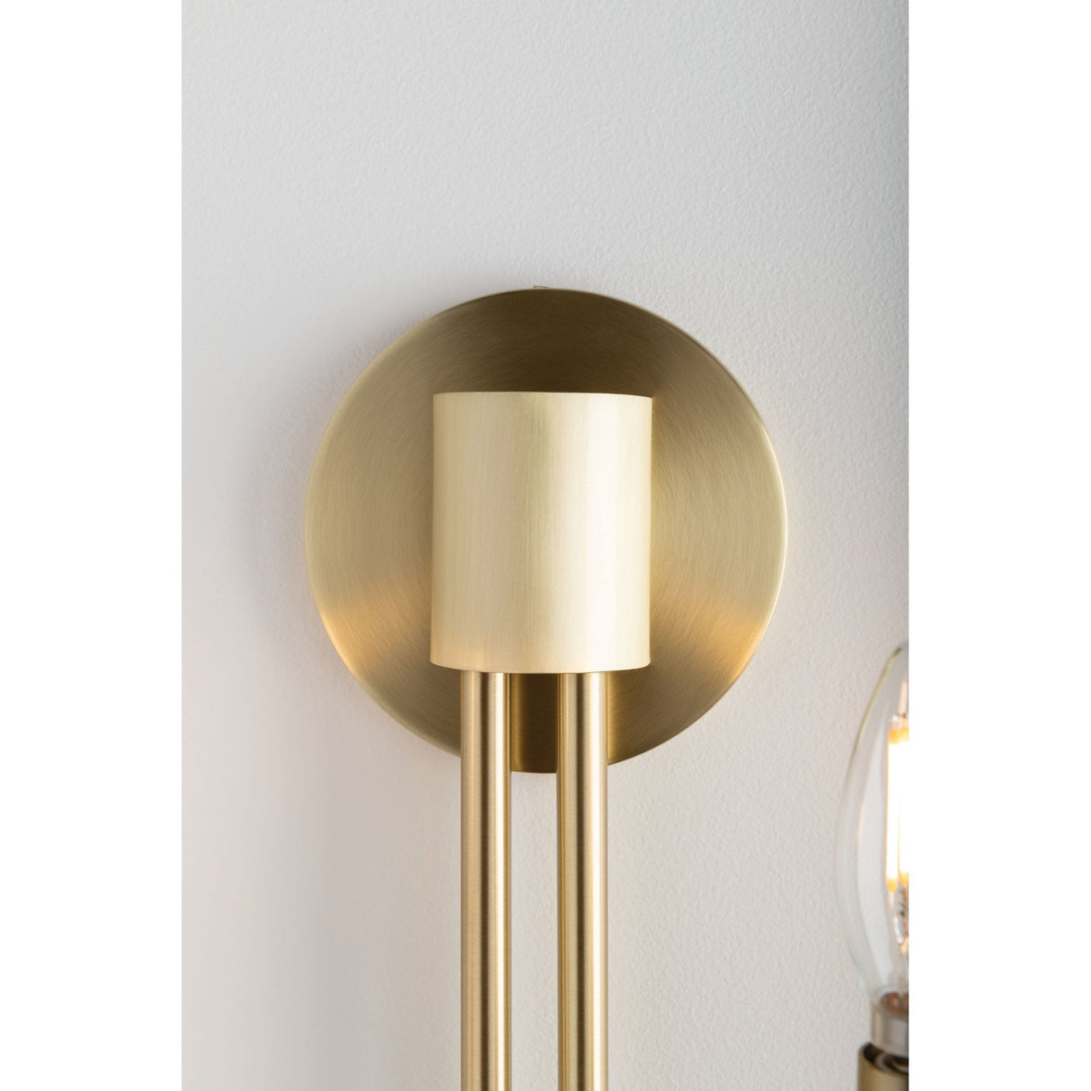Brigitte Vintage Bronze Dual-Candle Wall Sconce