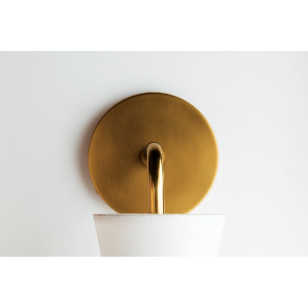 Julia Elegant Brass Wall Sconce