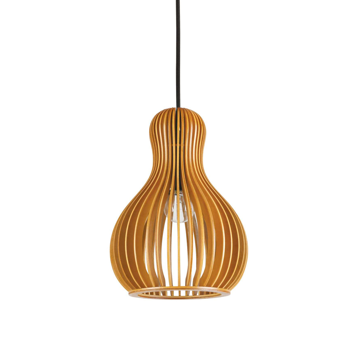 Radiant Glow Citrus Pendant Light - Single Bulb Design