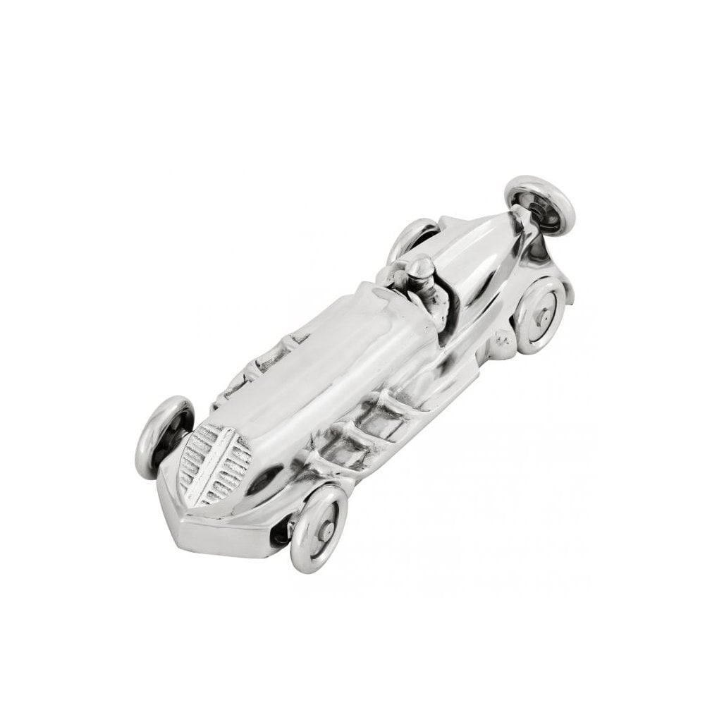Ethan's 1930s Race Car Desk Accessory in Polished Aluminium