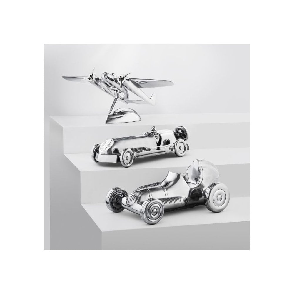 Ethan's 1930s Race Car Desk Accessory in Polished Aluminium