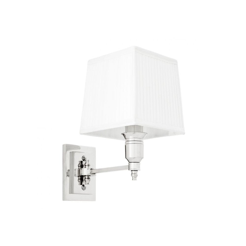 Lexington Single Wall Lamp - Elegant Nickel Finish