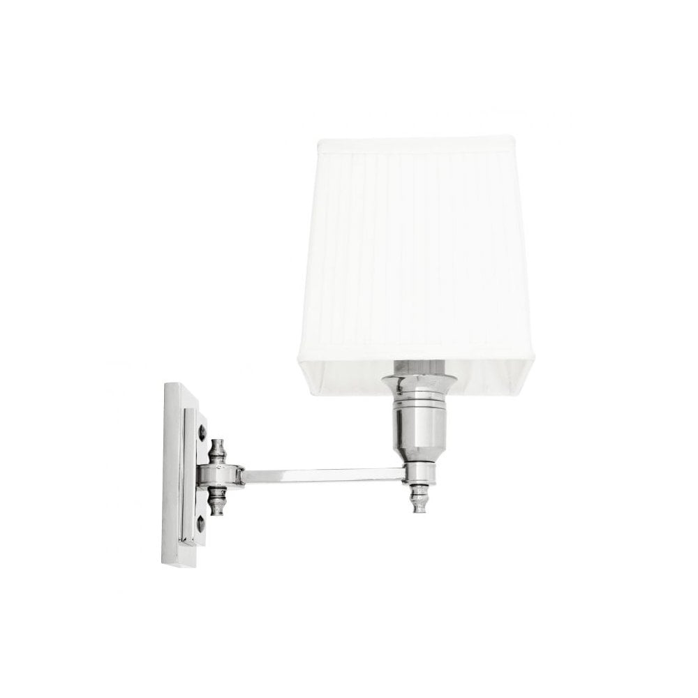 Lexington Single Wall Lamp - Elegant Nickel Finish