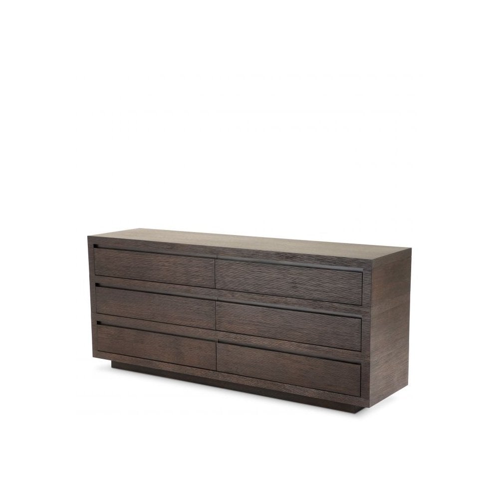 Crespi Cabinet in Coffee Oak Veneer Finish