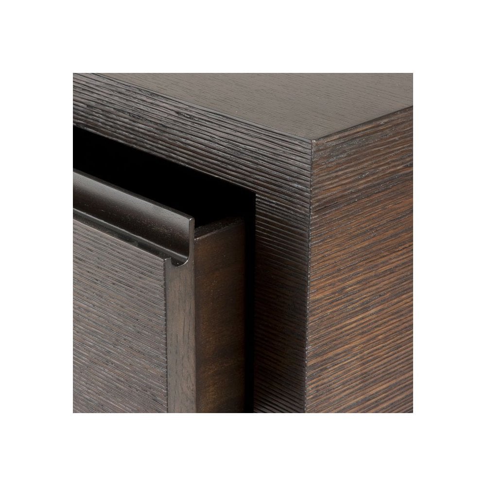 Crespi Cabinet in Coffee Oak Veneer Finish