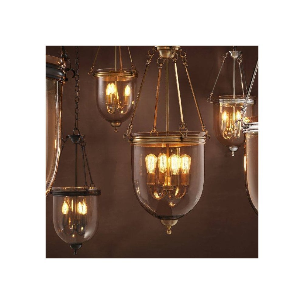 Cameron S Lantern: Vintage Brass Elegance, Clear Glass Enchantment