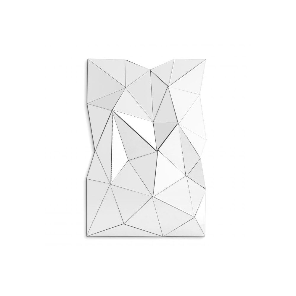 Reflections of Elegance: Boyton Faceted Mirror