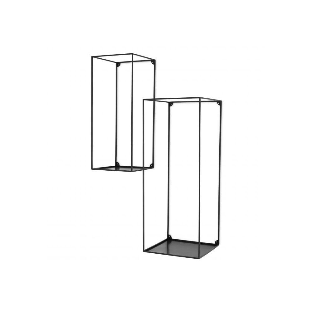 Set of 2 Bronze Industrial Wall Racks for Trendy Home Decor