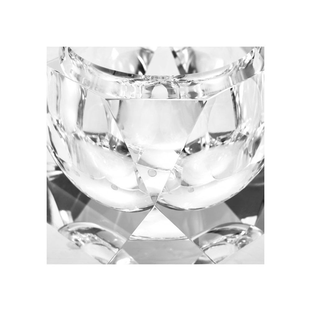 Tampa Crystal Glass Bowl - Elegant Octagonal Design