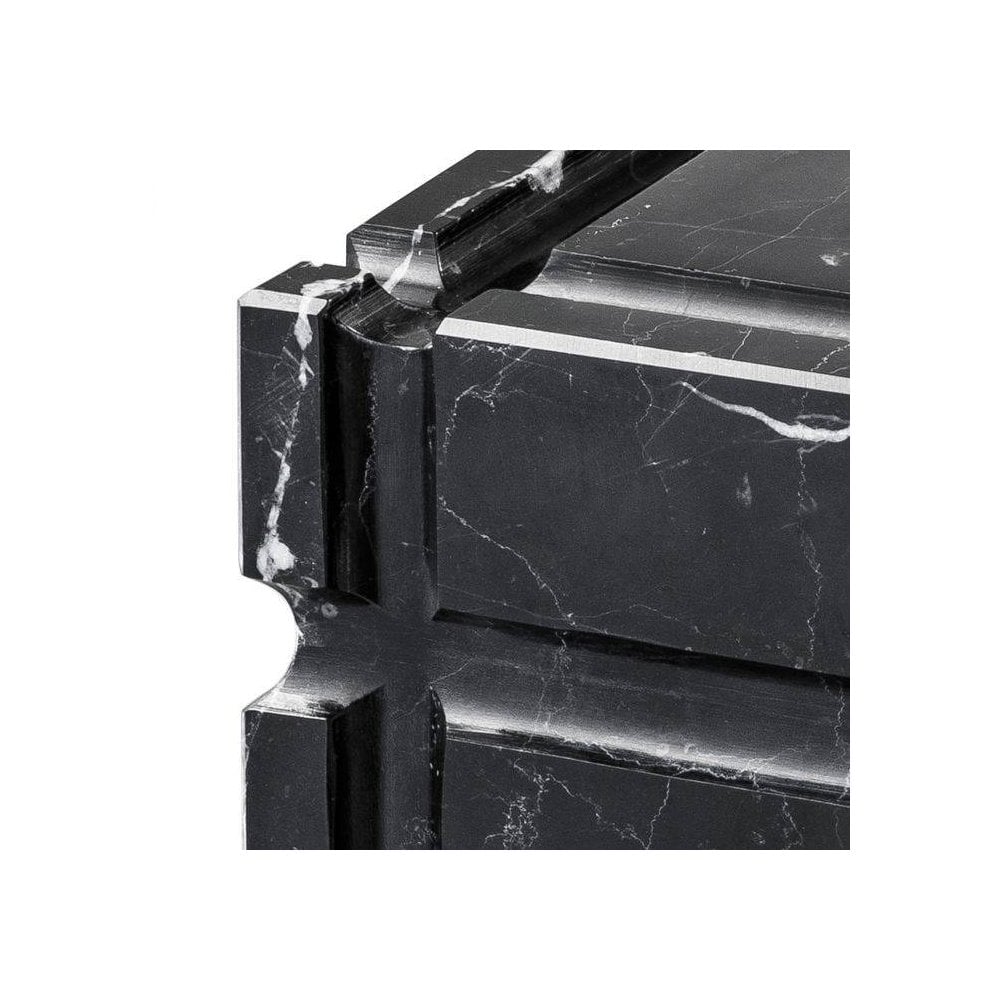 Nestor Art Deco Black Marble Ashtray