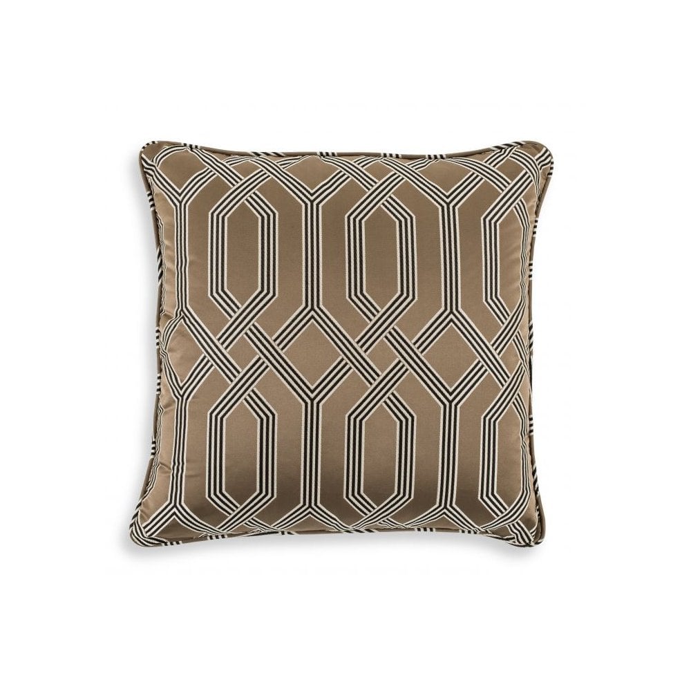 Fontaine L Luxe Brown Cushions, 60x60 cm