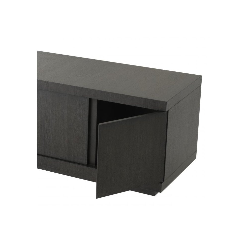 Crosby TV Console, Charcoal Oak Finish