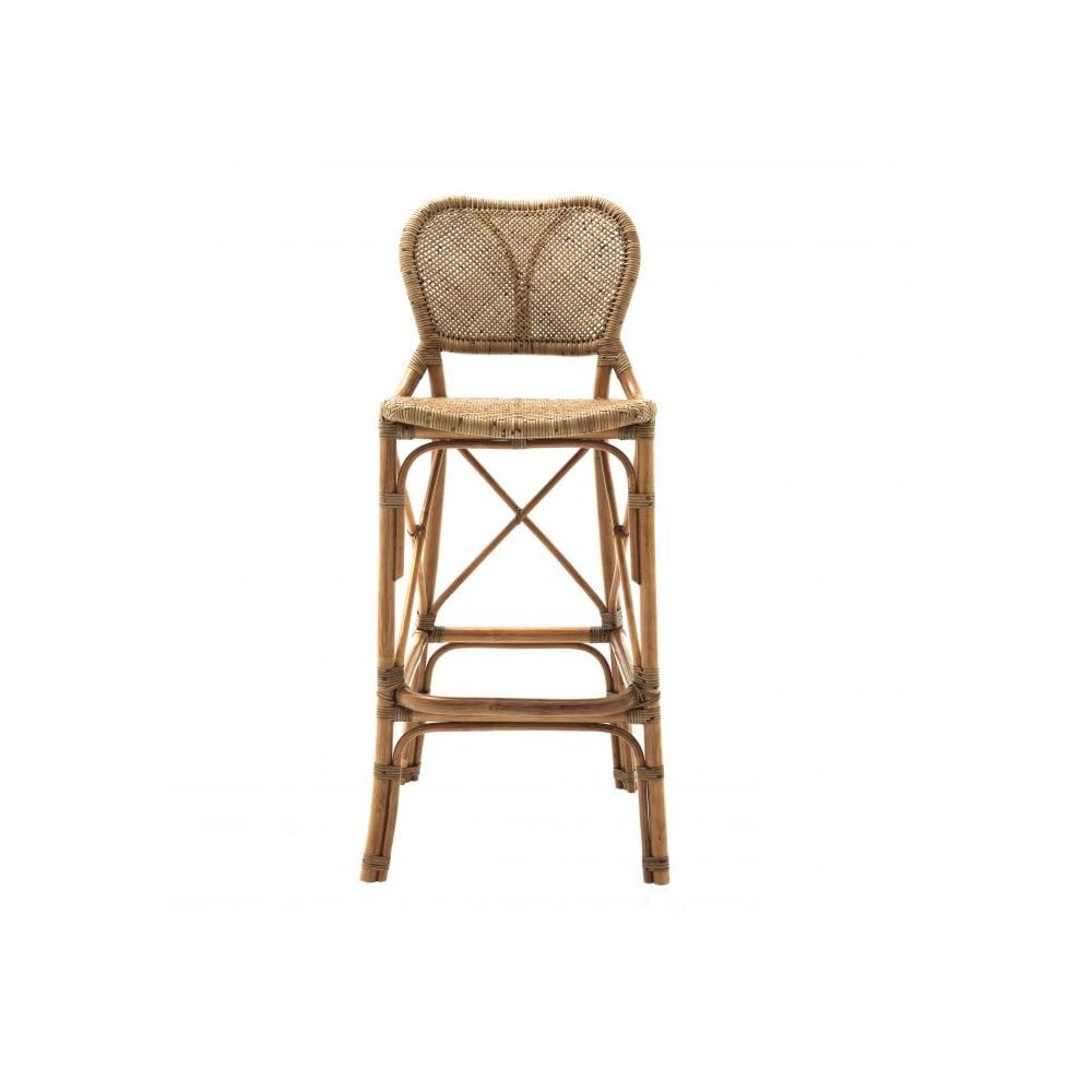 Rattan Colony Bar Stool in Honey Finish