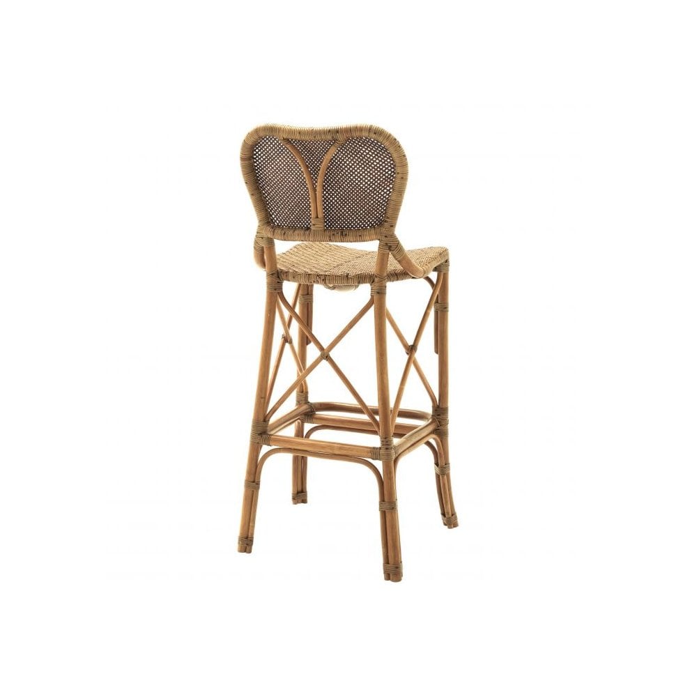 Rattan Colony Bar Stool in Honey Finish