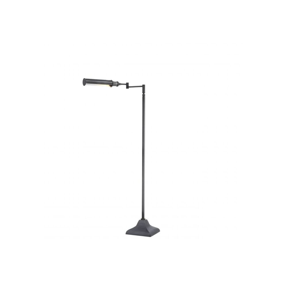 Kingston Bronze Swing Arm Floor Lamp with Adjustable Height