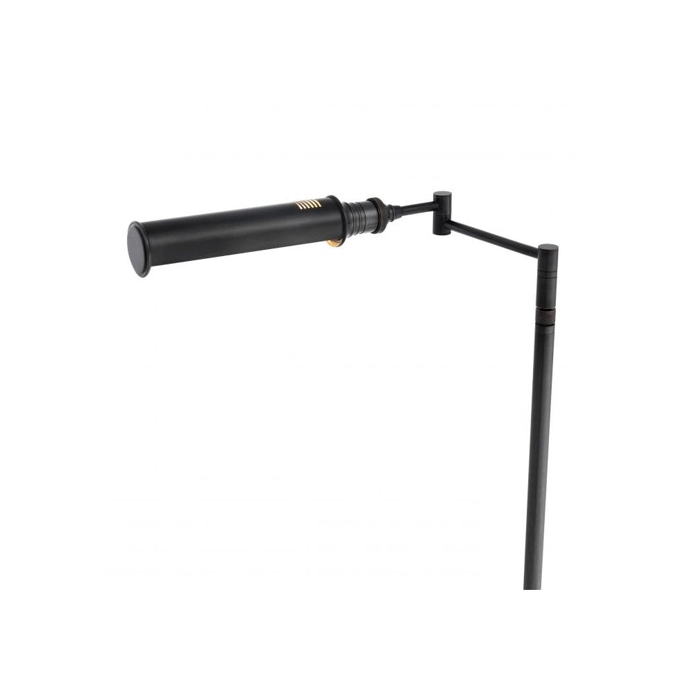 Kingston Bronze Swing Arm Floor Lamp with Adjustable Height