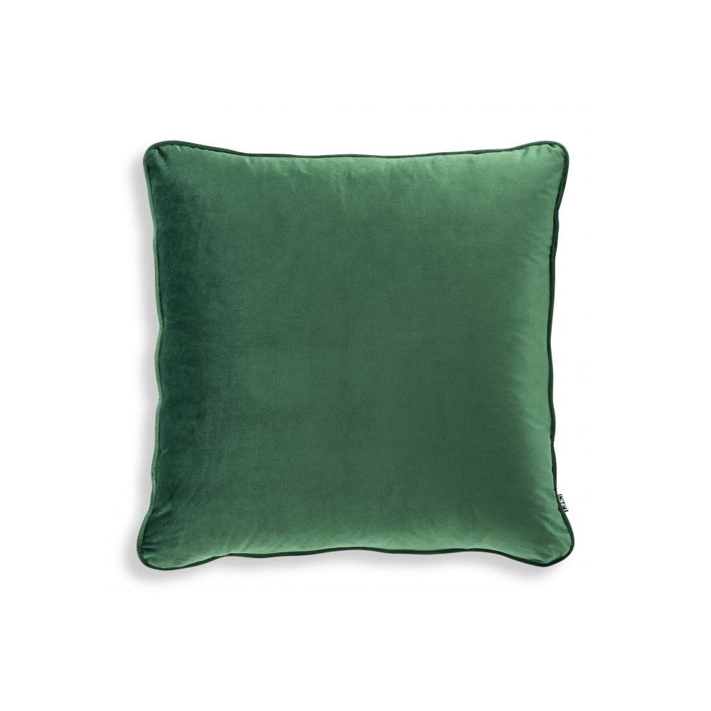 Roche Green Velvet Luxury Pillow, 60 x 60 cm