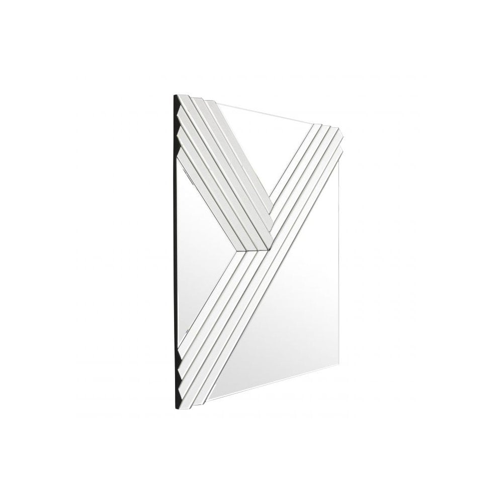 Ponzo Prism: Modern Geometric Wall Mirror