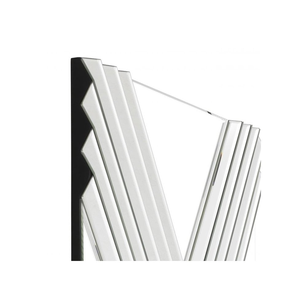 Ponzo Prism: Modern Geometric Wall Mirror