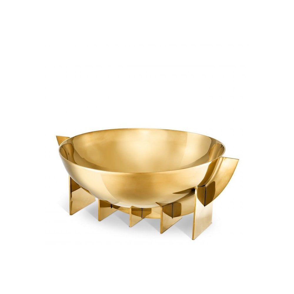 Bismarck Elegance Gold Bowl With Elevated Base