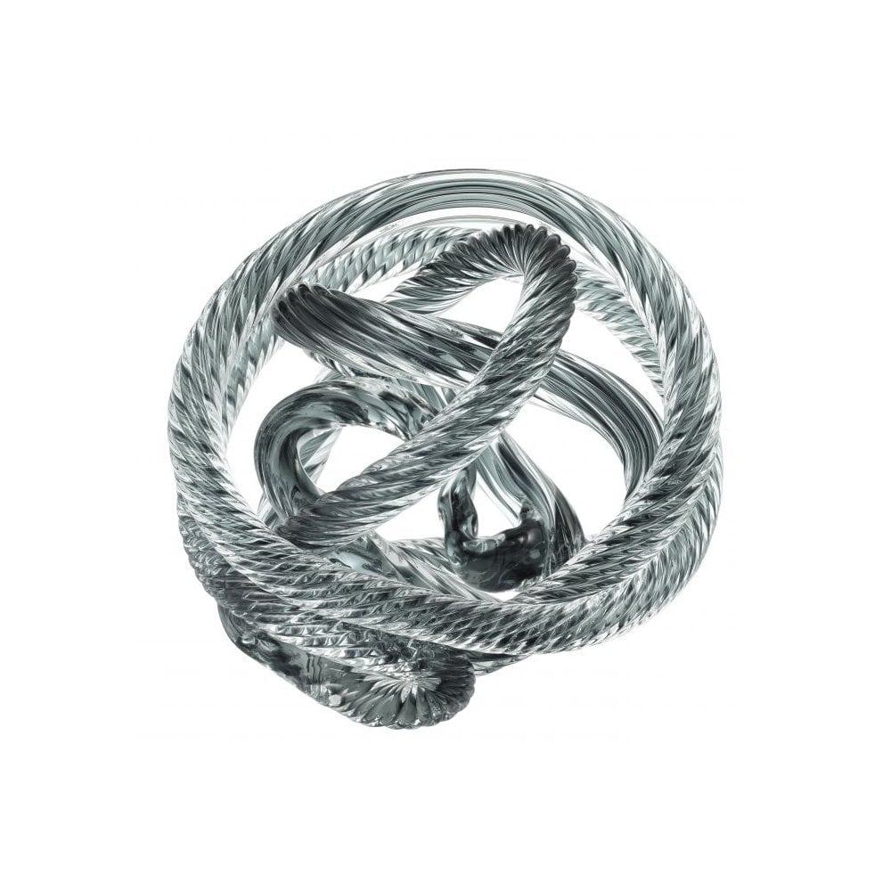 Chic Nautical Glass Desk Accessory Dominico L in Grey Blue