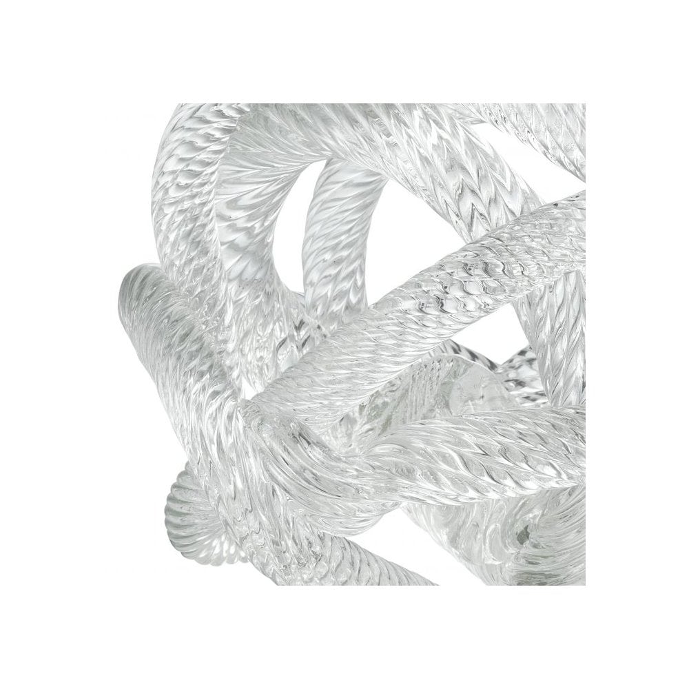 Nautical Elegance Clear Glass Desk Ornament