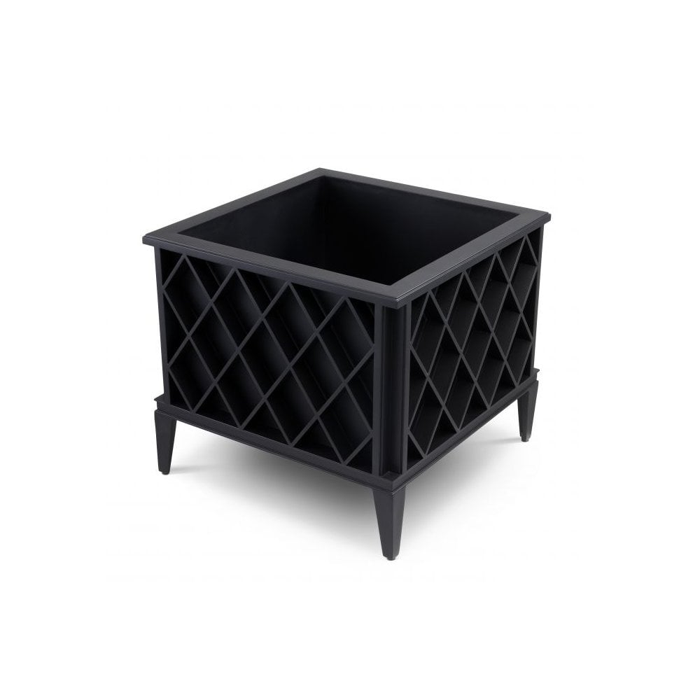 Ocean Club Matte Black Outdoor Planter Box