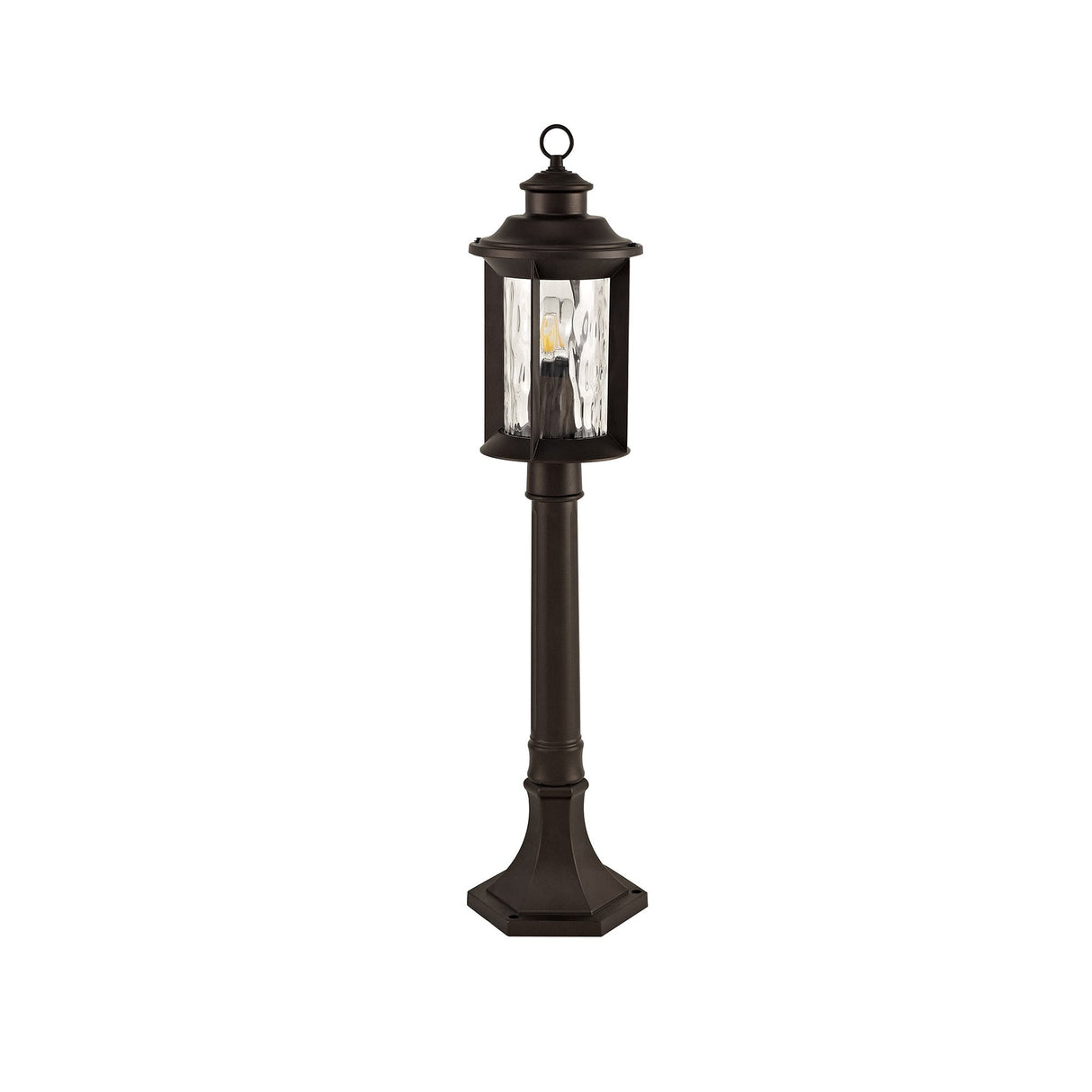 Antique Bronze Outdoor Lamp with Clear Glass and E27 Socket, IP54, 2-Year Warranty