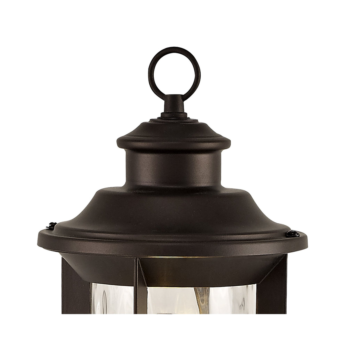 Antique Bronze Outdoor Lamp with Clear Glass and E27 Socket, IP54, 2-Year Warranty