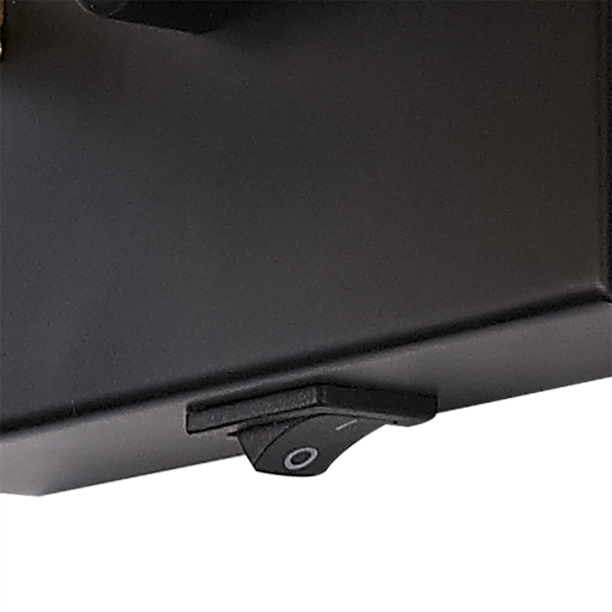 Elegant Matt Black and Gold Wall Lamp with Frosted White Shade and Rocker Switch