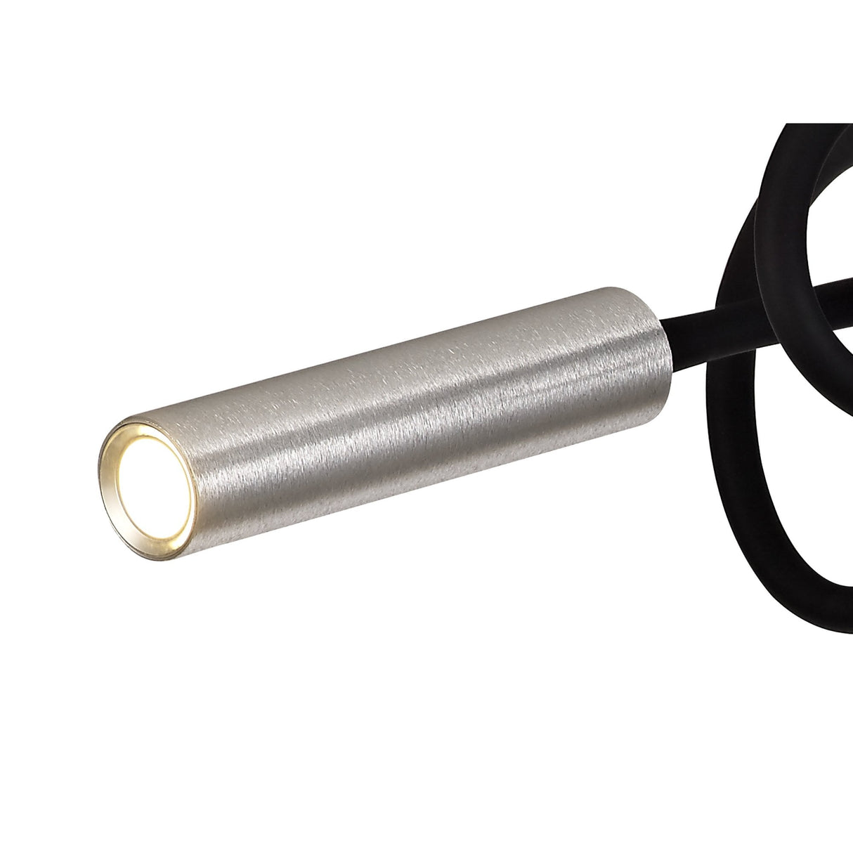 Modern Adjustable 5-Arm LED Ceiling Light Fixture, Black and Aluminium, 3000K Warm White, Dimmable, 3-Year Warranty