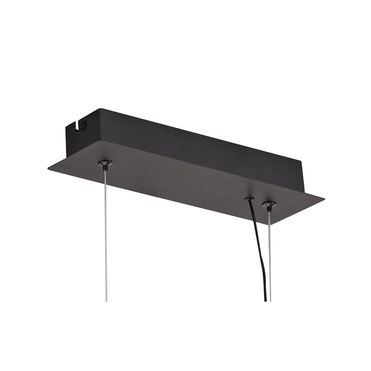 Sleek Black Linear Pendant Light, 8 Adjustable Arms, 3000K LED, Dimmable, 3-Year Warranty