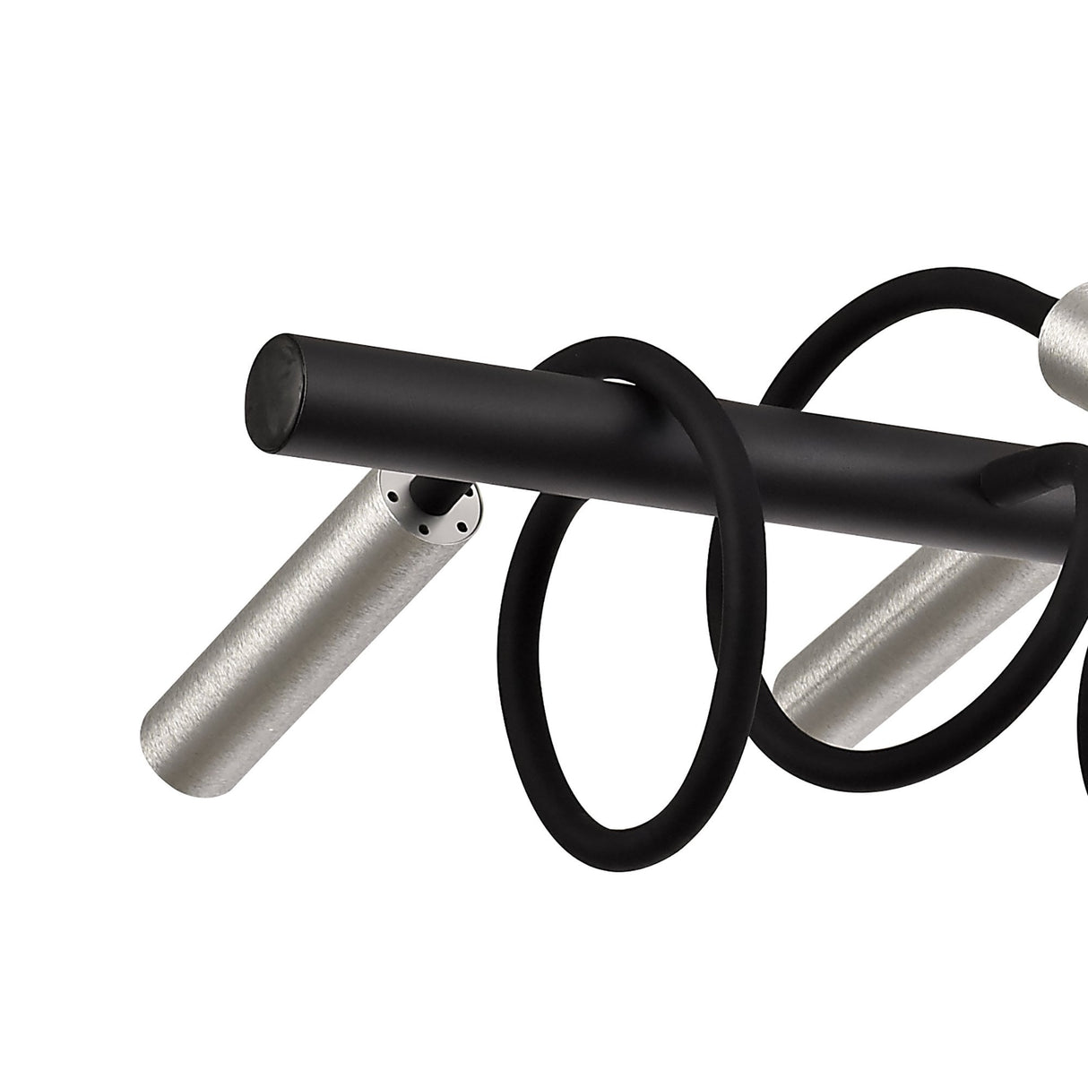 Sleek Black Linear Pendant Light, 8 Adjustable Arms, 3000K LED, Dimmable, 3-Year Warranty