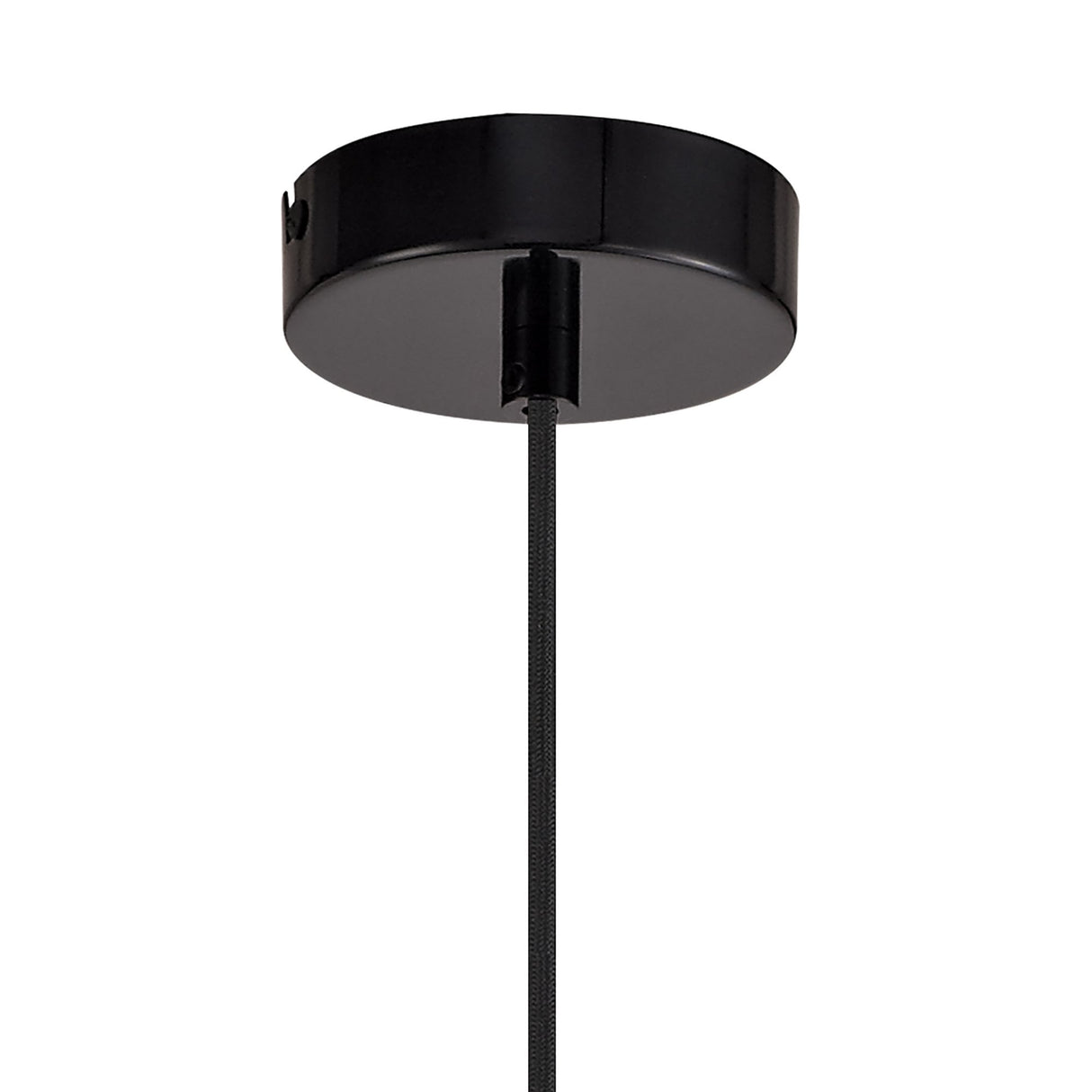 Elegant Black and White Large Pendant Light - Adjustable E27 Fixture