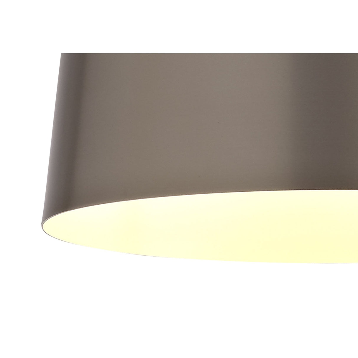 Satin Nickel Pendant Light, Adjustable 1-Light E27 Fixture