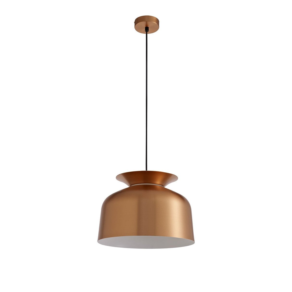 Elegant Copper Pendant Light with Adjustable Drop