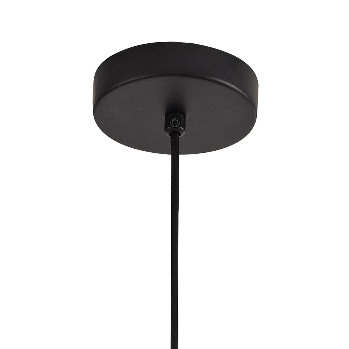 Elegant Dual-Tone Pendant Light with Adjustable Drop in Matte Black & Satin Gold