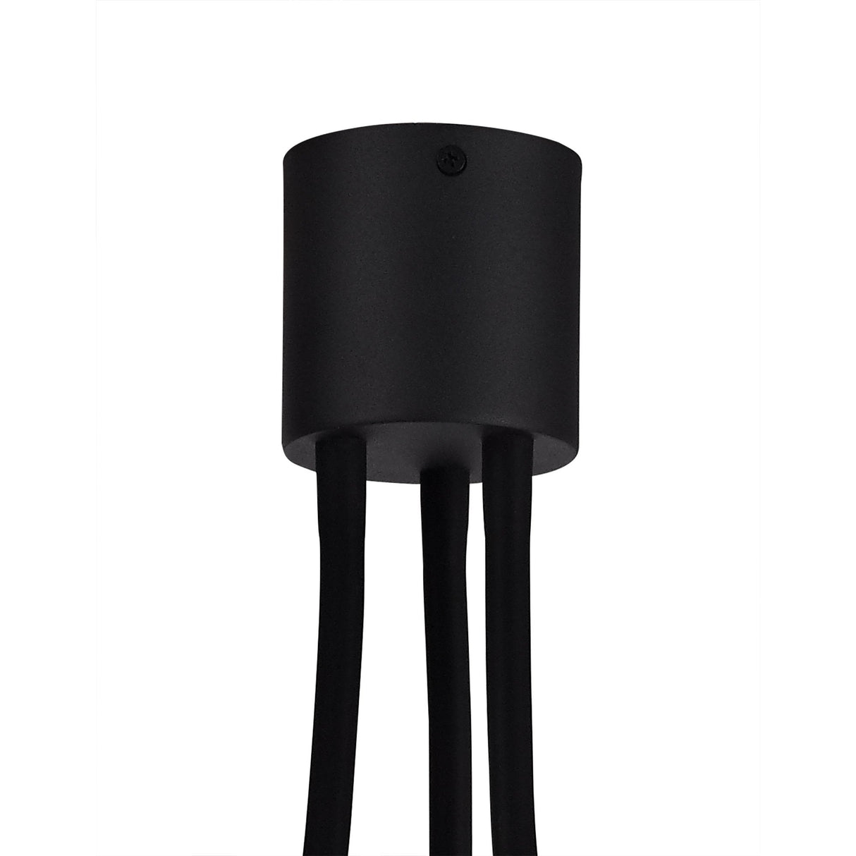 Elegant Trio Ceiling Light, Adjustable Satin Black and Brushed Copper Finish