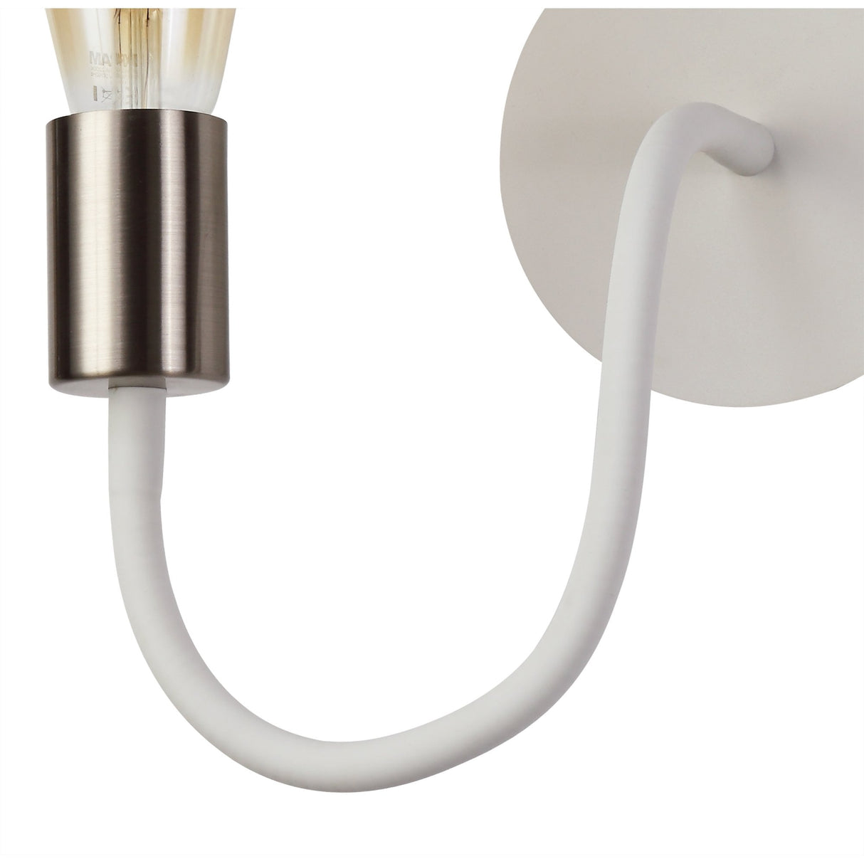 Adjustable Satin Finish Wall Lamp with E27 Socket