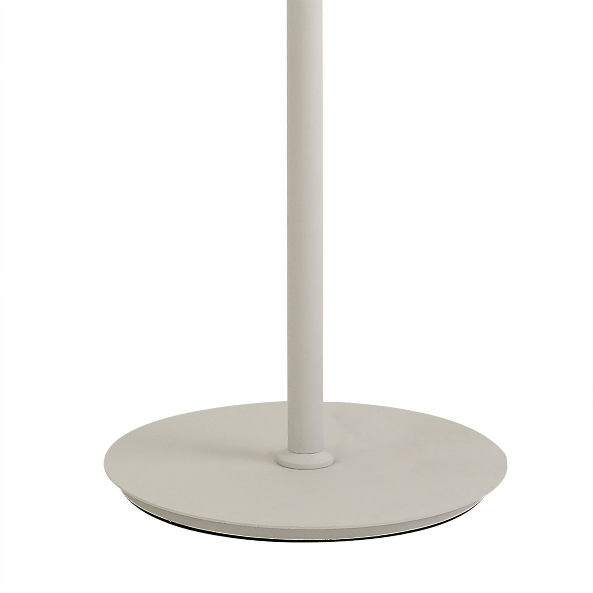 Adjustable Triple Light Floor Lamp, Satin White and Nickel Finish